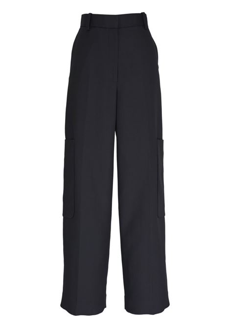 Black straight-leg cargo trousers Khaite - women KHAITE | Trousers | 31464092200