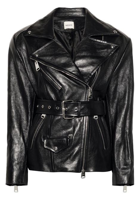 Black Fabbie belted jacket Khaite - women KHAITE | Outerwear | 6137843200