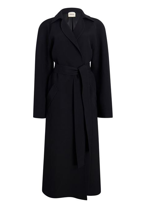 Black Roth trenchcoat Khaite - women