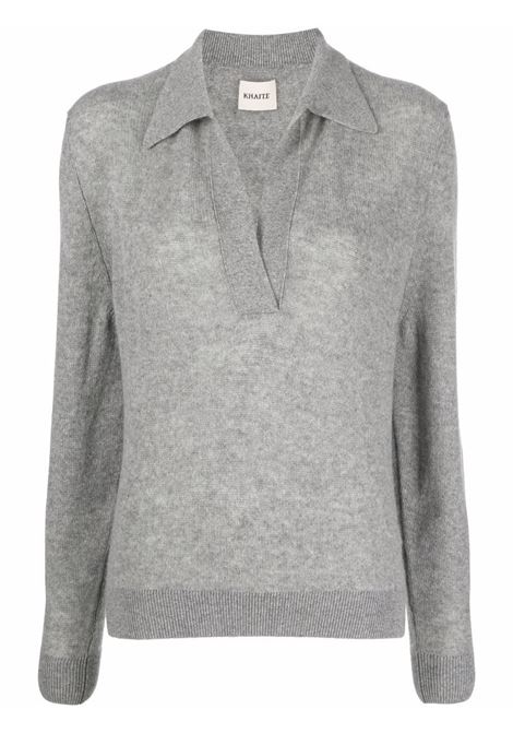 Grey Jo polo jumper - women