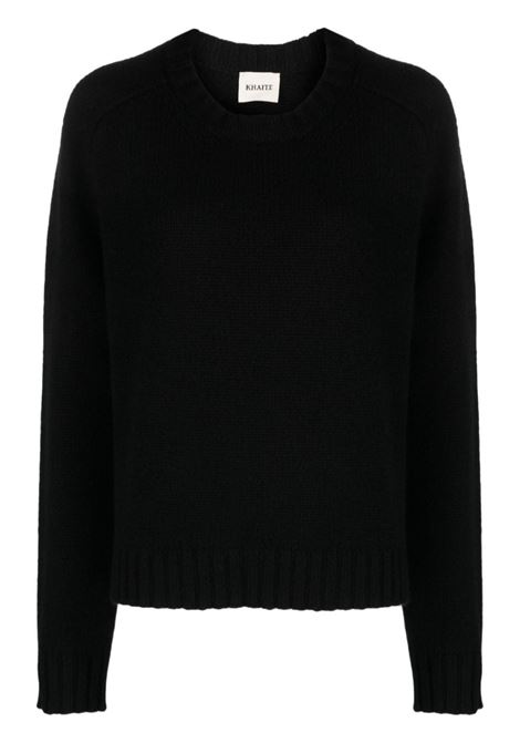 Black Mae cashmere crew-neck jumper Khaite - women KHAITE | Sweaters | 9085600200