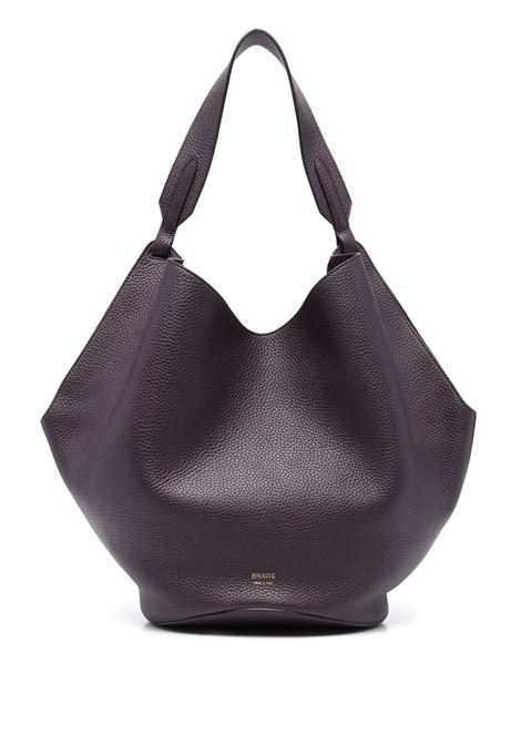 Borsa tote Lotus media in bordeaux Khaite - donna