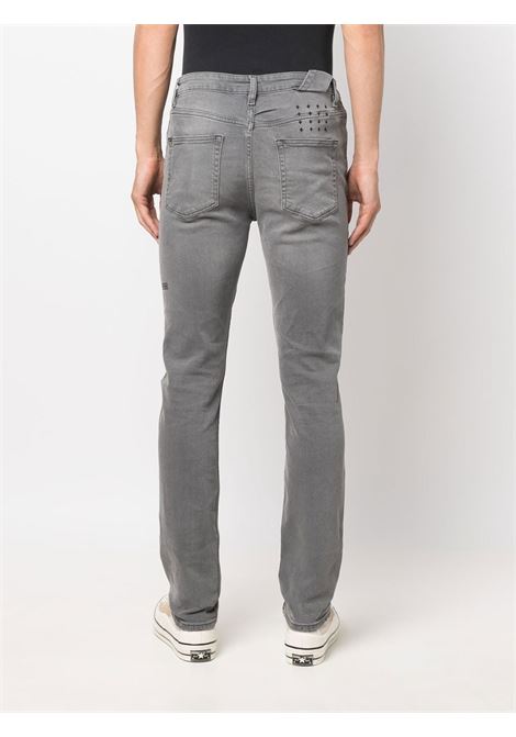 Jeans con ricamo in grigio di Ksubi - uomo KSUBI | 5000004392DNM