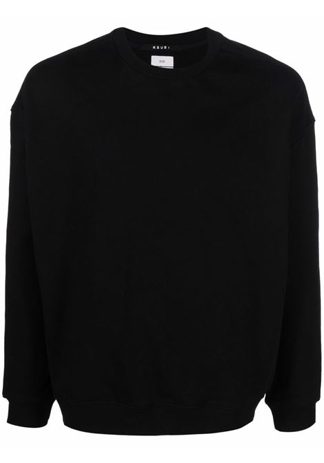 Black patterned crew neck sweatshirt Ksubi - men KSUBI | Sweatshirts | 5000006287BLKKLB