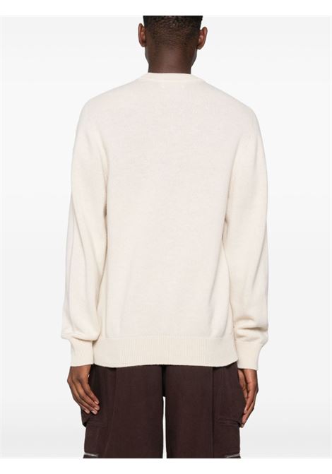 Cream fine-knit jumper Laneus - men LANEUS | F4LAMAJP191018