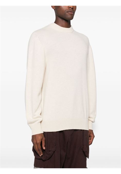 Cream fine-knit jumper Laneus - men LANEUS | F4LAMAJP191018