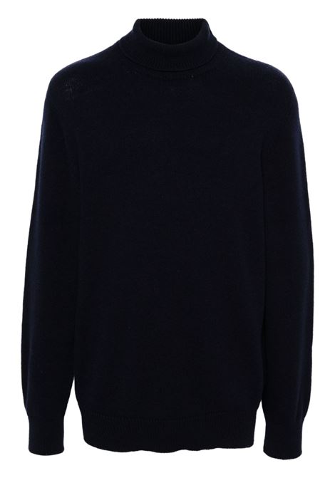 Maglione a collo alto in blu Laneus - uomo