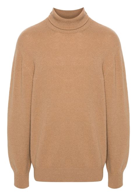 Beige roll-neck jumper Laneus - men 