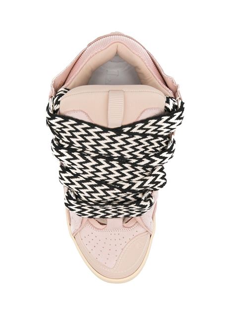 Pink chunky lace-up sneakers - men LANVIN | FMSKRK11DRA251