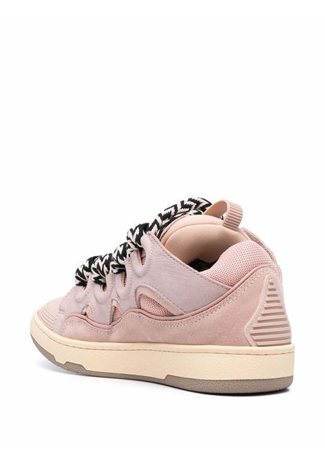 Pink Curb lace-up sneakers - women LANVIN | FWSKDK02DRA251