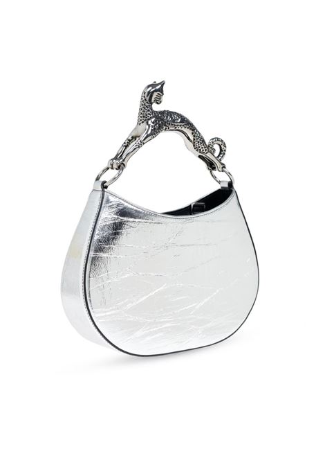 Silver  sculpted cat-handle tote bag Lanvin - women LANVIN | LWBGSHC1CAMFM2