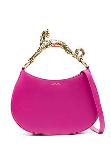 Fuchsia pink sculpted cat-handle tote bag Lanvin - women LANVIN | Tote bag | LWBGSHC1NAPA59