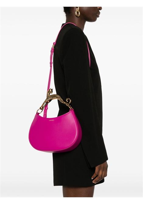 Fuchsia pink sculpted cat-handle tote bag Lanvin - women LANVIN | LWBGSHC1NAPA59