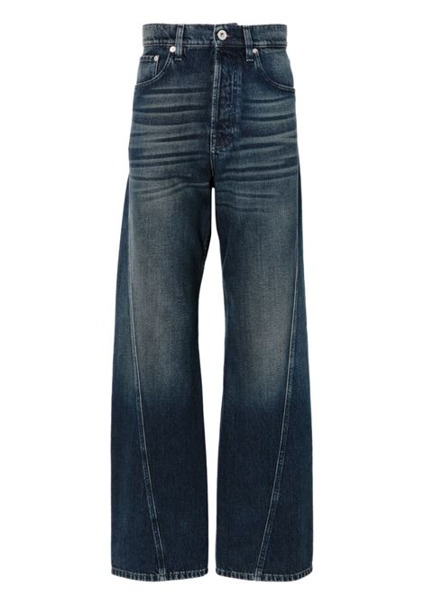 Blue Twisted jeans Lanvin - men