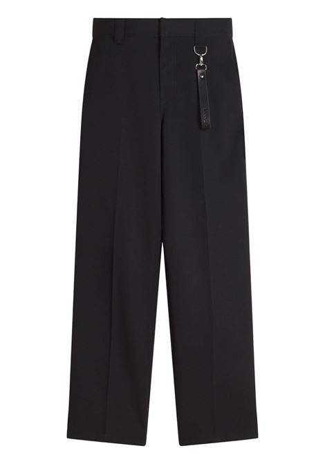 Pantaloni dritti in nero Lanvin - uomo