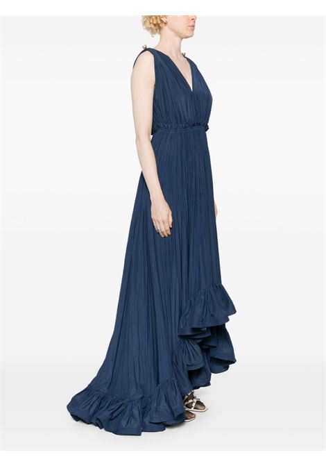Blue ruffled gown Lanvin - women LANVIN | RWDRC0354778241