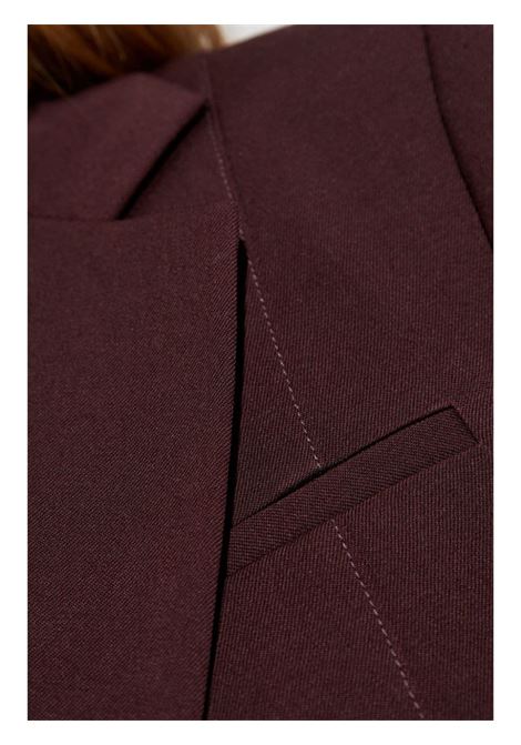 Purple wool tied-waist blazer Lanvin - women LANVIN | RWJA0209585739