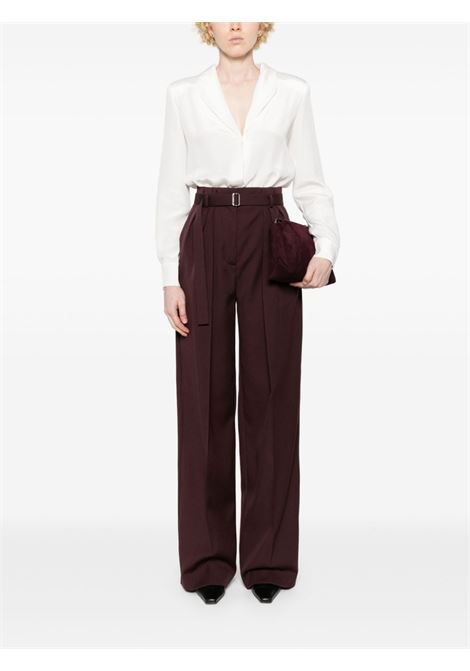 Bordeaux pleated trousers Lanvin - women LANVIN | RWTR0002585739