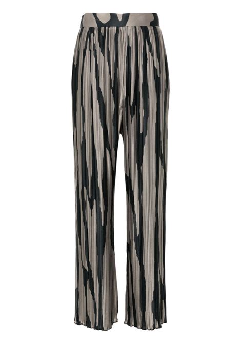 Pantaloni con stampa in grigio di Lanvin - donna LANVIN | RWTR000859853921