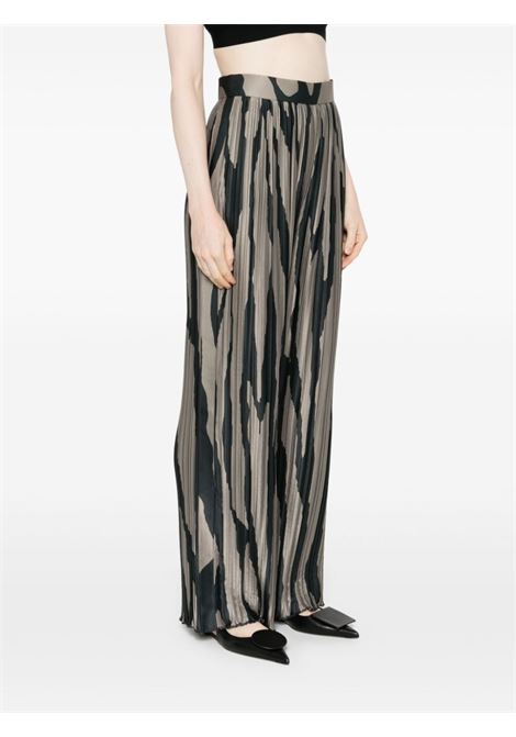 Pantaloni con stampa in grigio di Lanvin - donna LANVIN | RWTR000859853921