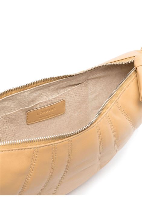 Borsa a spalla Croissant piccola in beige Lemaire - unisex LEMAIRE | BG0003LL095BG270