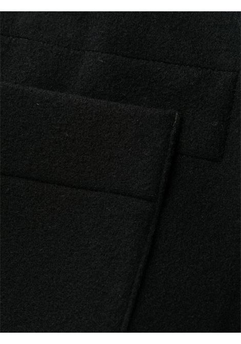 Black belted single-breasted coat Lemaire - unisex LEMAIRE | CO1037LF1116BK999