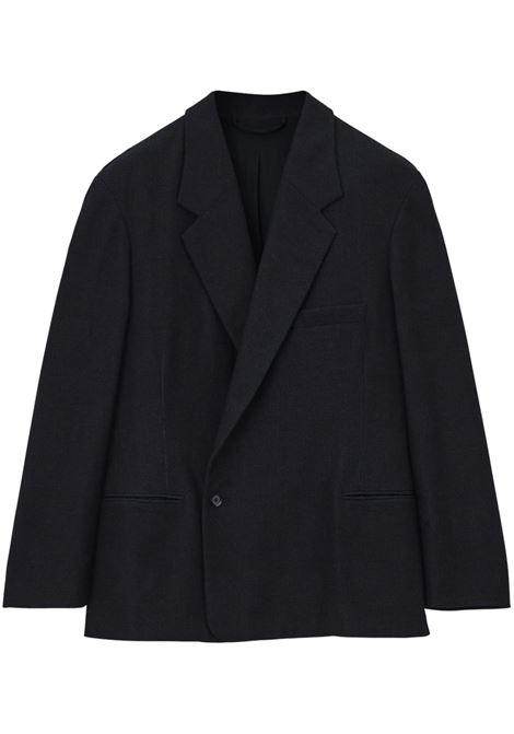 Black Maxi Double Breasted Jacket Lemaire - men LEMAIRE | Blazers | JA1058LF414BK997