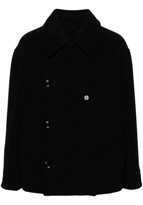 Black Dispatch peacoat Lemaire - men  LEMAIRE | OW1114LF1116BK999