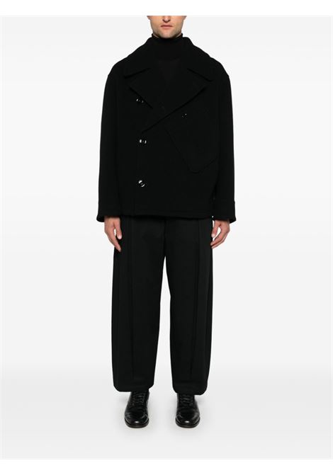 Black Dispatch peacoat Lemaire - men  LEMAIRE | OW1114LF1116BK999