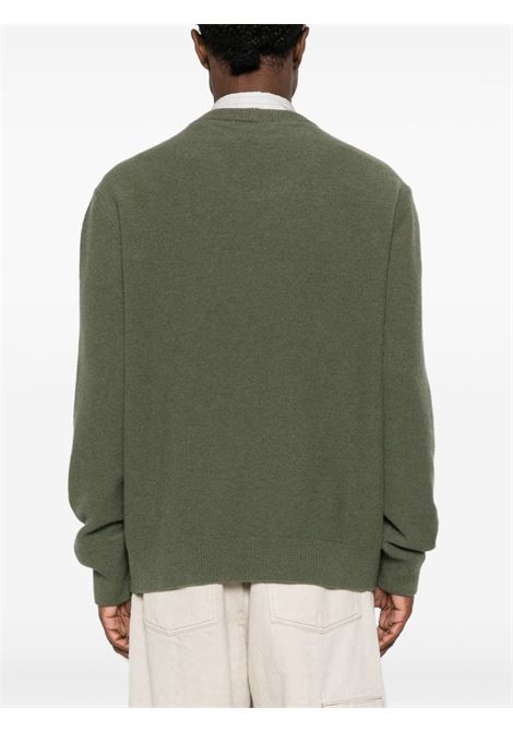 Maglione a girocollo in verde Lemaire - uomo LEMAIRE | TO1254LK1026GR612