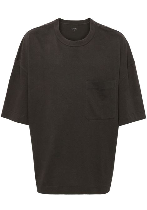 T-shirt a girocollo in marrone Lemaire - unisex LEMAIRE | TO1290LJ1022BR495