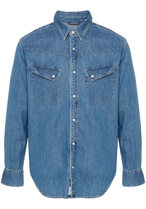 Blue levis 54 longhorn denim shirt Levi's made in Japan - men  LEVI'S MADE IN JAPAN | Shirts | A61300001T1MT