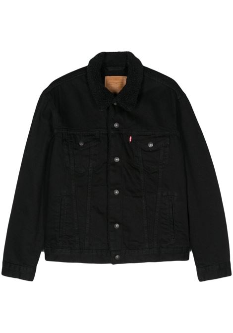 Black sherpa trucker jacket Levi's - men