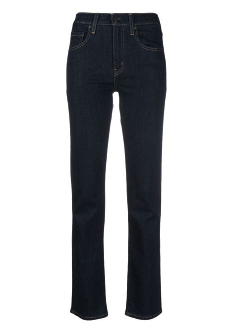 Blue 724 mid-rise straight-leg jeans Levi's - women