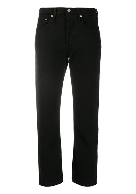 Jeans dritti 501 in nero Levi's - donna