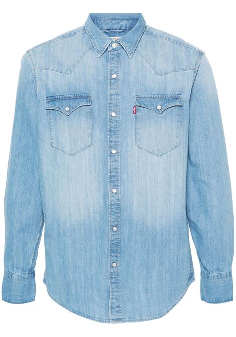 Blue barstow denim shirt Levi's - men 