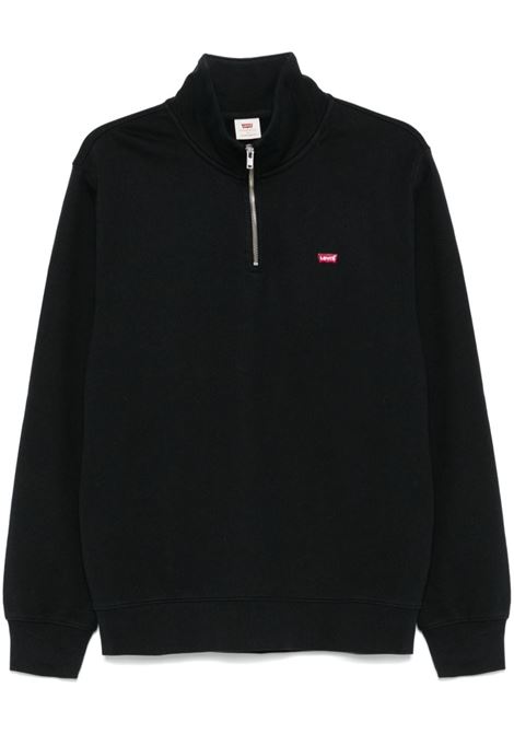 Black logo-patch sweatshirt Levi's - men