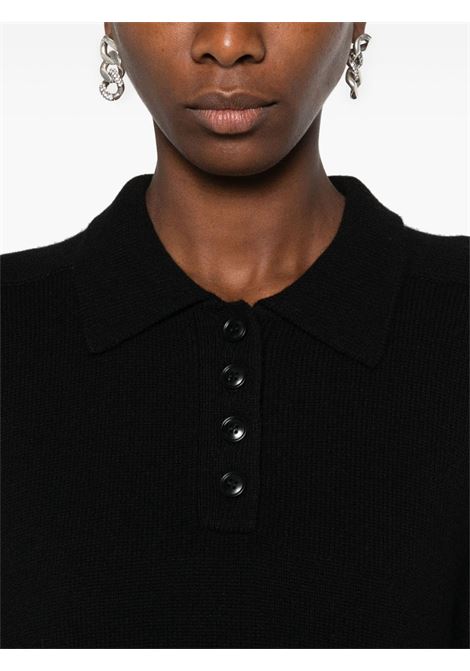 Maglione polo Homere in nero Loulou Studio - donna LOULOU STUDIO | HOMEREBLK