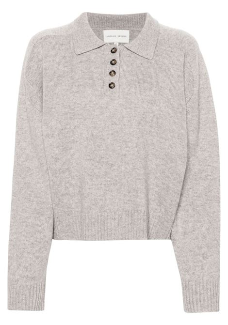 Grey polo-style collar jumper Loulou studio - women LOULOU STUDIO | HOMEREMLNG