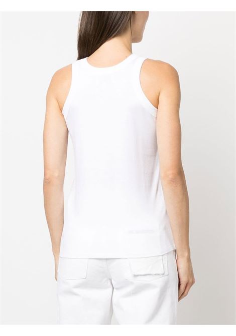White round-neck sleeveless tank top - women LOULOU STUDIO | POSOWHT