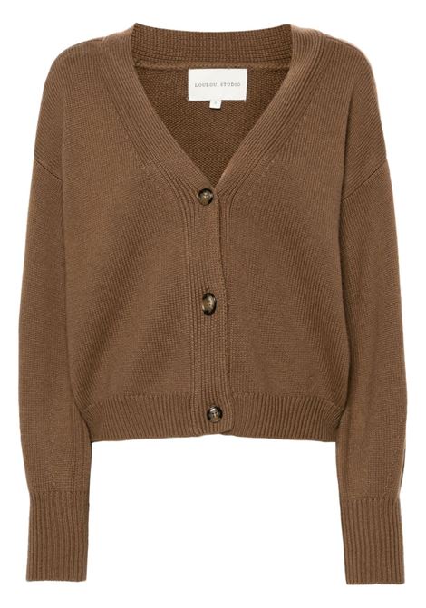 Brown Zanzibar cardigan Loulou Studio - women LOULOU STUDIO | Sweaters | ZANZIBARMCH