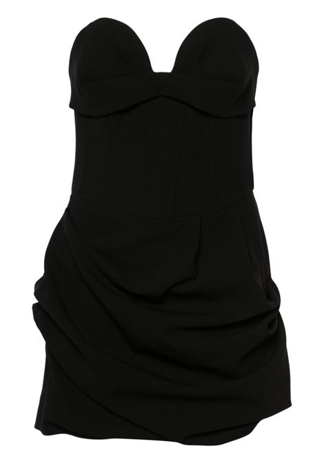 Black sweetheart corset minidress Magda Butrym - women 