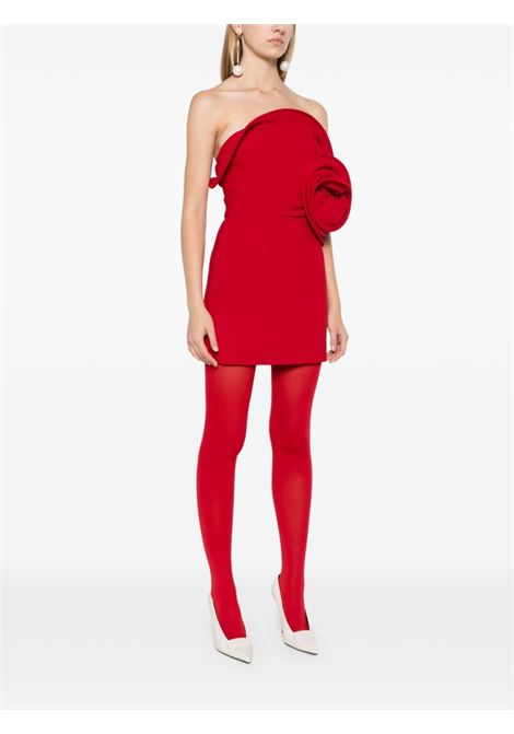 Red Sculptural Rose mini dress Magda Butrym - women MAGDA BUTRYM | 131924RD