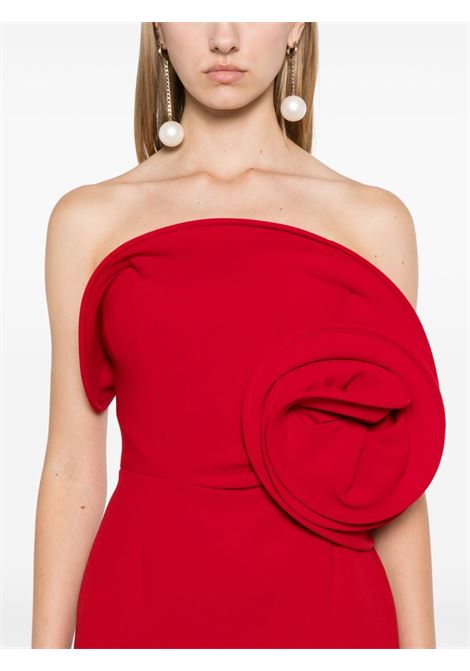 Red Sculptural Rose mini dress Magda Butrym - women MAGDA BUTRYM | 131924RD