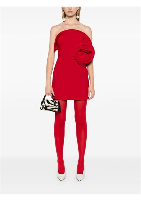 Red Sculptural Rose mini dress Magda Butrym - women MAGDA BUTRYM | 131924RD