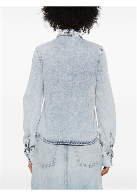 Blue long-sleeve denim shirt Magda Butrym - women MAGDA BUTRYM | 149724BL