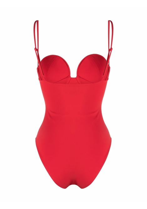 Red sweetheart neckline swimsuit - MAGDA BUTRYM - women  MAGDA BUTRYM | 850721RD