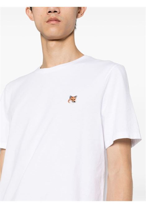 fox head patch regular tee shirt MAISON KITSUNÉ | LM00104KJ0008P100