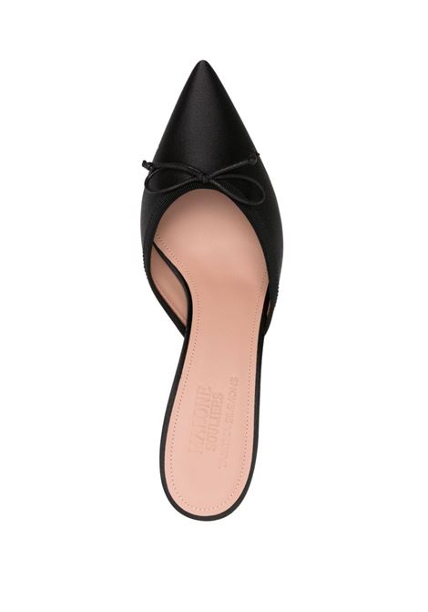 Black bow-detail satin mules Malone Souliers - women MALONE SOULIERS | ROSE452BLK