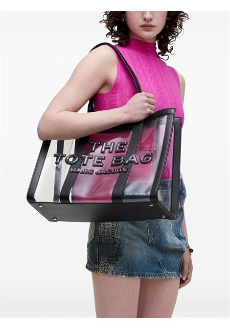 Black and pink the large clear tote bag Marc Jacobs - women MARC JACOBS | 2P4HTT045H03001